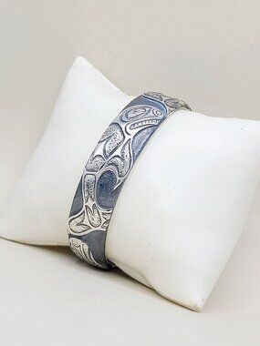 David Yurman Wide Northwest Cuff Bracelet in Sterling Silver - 17mm - 7"